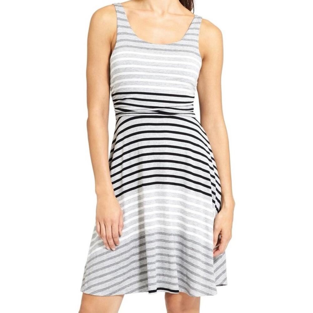 Athleta Santa Maria Sleeveless Striped Dress Size XS